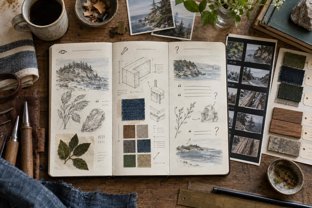 Editorial cover for A Craft Field Journal That Separates Seeing From Knowing