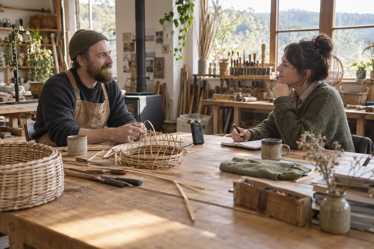 Editorial cover for Interviewing a Maker With Consent and Context