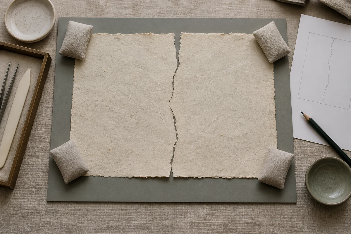 Editorial cover for Paper Tear Triage Without Tape