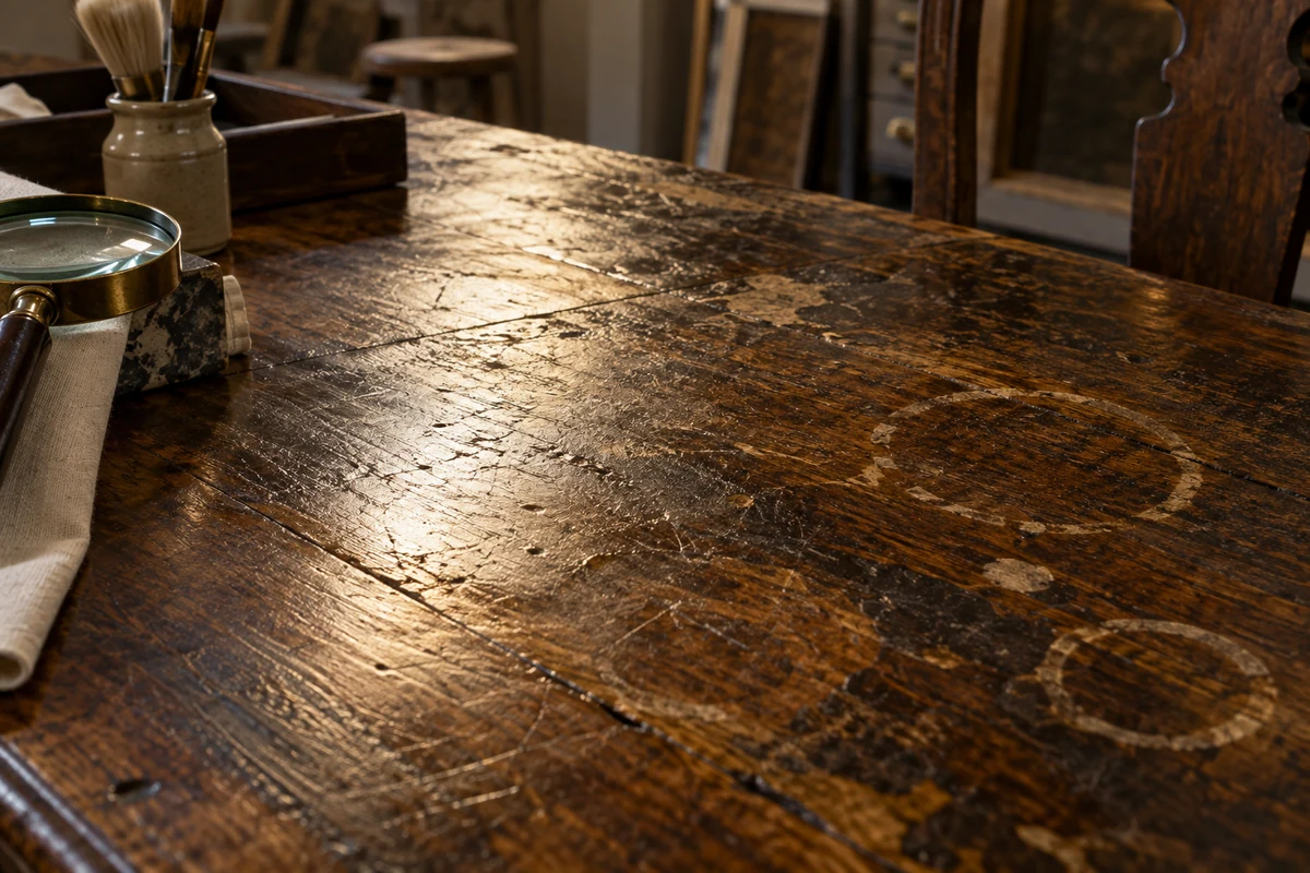 Editorial cover for Reading a Furniture Finish Before Cleaning